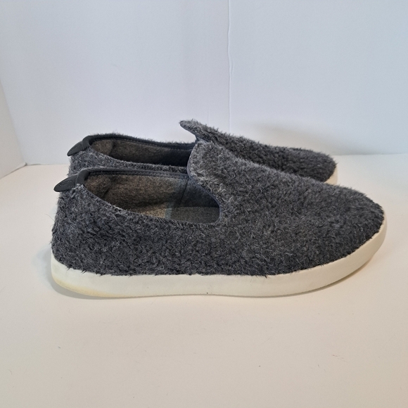Allbirds Gray Men\'s Wool Lounge Fluffy Slip On Shoes‎ Size 10